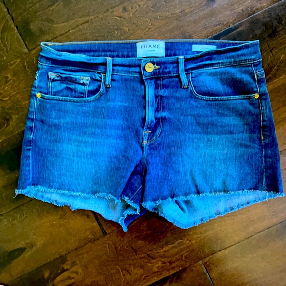 FRAME Denim shorts Le Cutoff - Picture 1 of 6